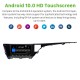 10.1 polegada HD Touchscreen Android 10.0 GPS Rádio de Navegação para 2018-2019 Toyota Camry LHD com suporte de Bluetooth AUX Carplay Controle de Volante