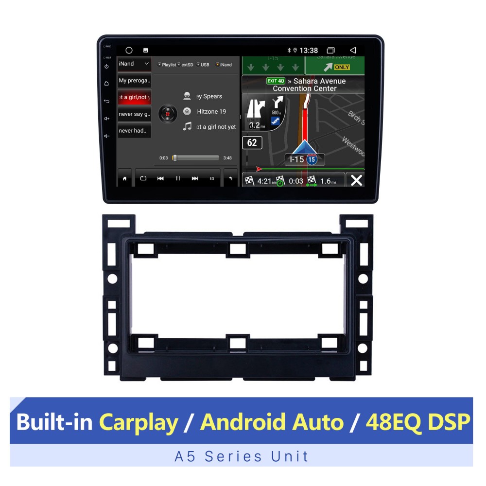 Android 10.0 GPS-Навигатор Для Chevy Chevrolet Pontiac Saturn 2005.
