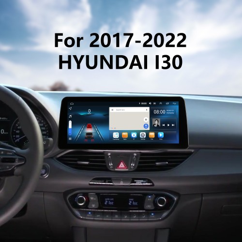 Android 12.0 Carplay 12,3-дюймовый полноразмерный экран для 2017 2018 2019-2022 гг. HYUNDAI I30 OVERSEAS EDITION GPS-навигатор Радио с Bluetooth