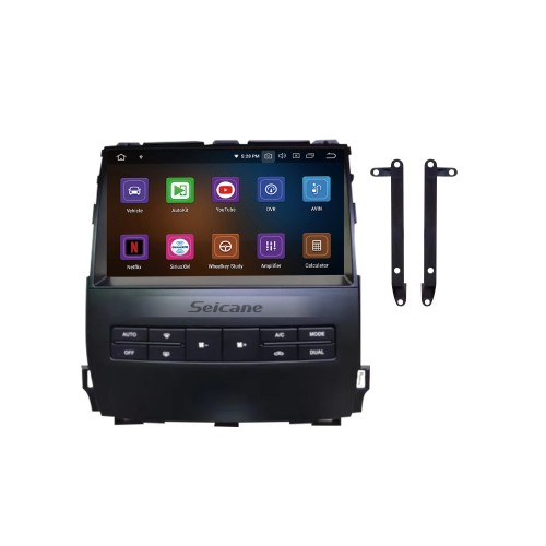 Carplay 9-дюймовый HD-сенсорный экран Android 13.0 для 2003-2009 TOYOTA PRADO HIGH-END GPS-навигация Android Auto Head Unit Поддержка DAB + OBDII USB TPMS WiFi Управление рулевым колесом