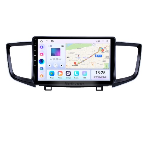 10,1-дюймовая автомобильная аудиосистема Android 13.0 для 2016 Honda Pilot с сенсорным экраном WIFI Bluetooth Поддержка GPS Navi Carplay Управление рулевым колесом