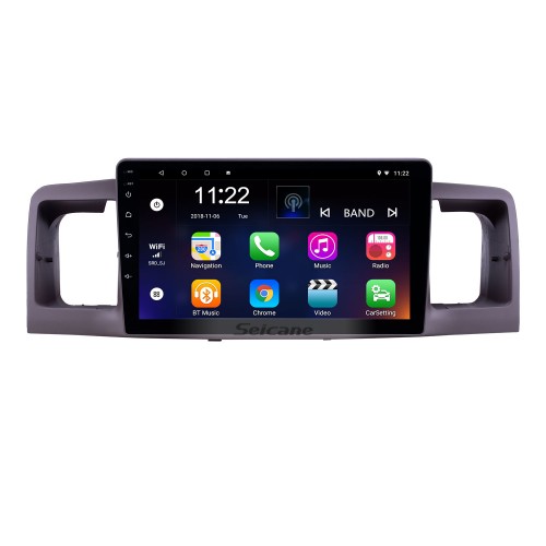 Сенсорный HD-экран 9-дюймовый Android 13.0 GPS-навигатор Радио для Toyota Corolla 2006-2013 гг. с поддержкой Bluetooth AUX Carplay DAB+ OBD
