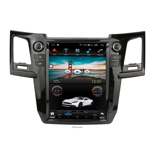 Carplay OEM 12,1-дюймовый Android 10.0 для 2004 2005 2006-2015 TOYOTA Fortuner Radio Android Автоматическая система GPS-навигации с сенсорным экраном HD Поддержка Bluetooth OBD2 DVR