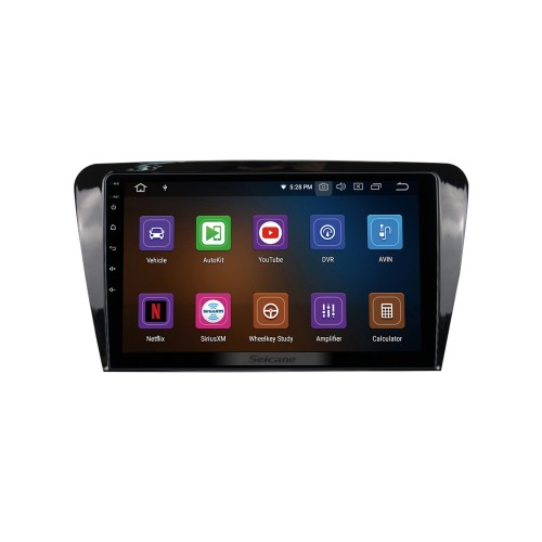10,1-дюймовый Android 13.0 для SKODA OCTAVIA 2013 года GPS-навигация Радио с Bluetooth HD Поддержка сенсорного экрана TPMS DVR Камера Carplay DAB+