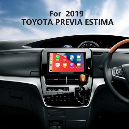 10,1-дюймовый Android 13.0 для TOYOTA PREVIA ESTIMA 2019 года Радио GPS-навигационная система с сенсорным экраном HD Поддержка Bluetooth Carplay Задняя камера