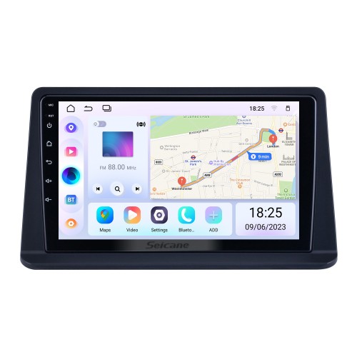 9-дюймовый GPS-навигатор Android 13.0 для 2015 года Mahindra Marazzo с поддержкой сенсорного экрана Bluetooth WiFi HD Carplay DVR OBD