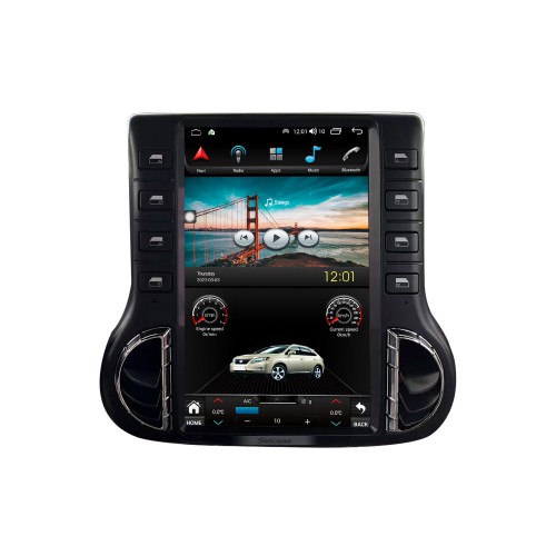 OEM 12,1-дюймовый Android 10.0 для 2011-2017 JEEP WRANGLER RUBICON Радио GPS-навигационная система с сенсорным экраном HD Bluetooth Поддержка Carplay OBD2 DVR TPMS