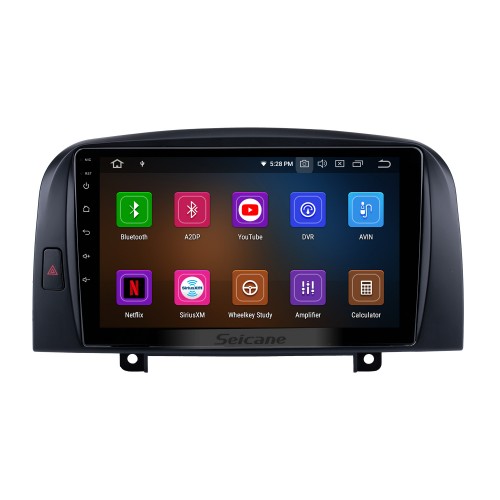9 дюймов для 2006 Hyundai Sonata Radio Android 13.0 GPS-навигационная система Bluetooth HD с сенсорным экраном Поддержка Carplay Цифровое ТВ
