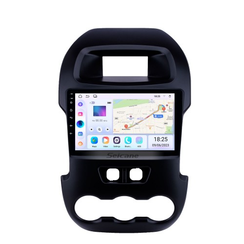 9-дюймовый Android 13.0 2011-2014 Ford Ranger GPS-навигация Радио с Bluetooth HD Сенсорный экран USB WIFI Поддержка музыки TPMS DVR SWC Carplay Digital TV