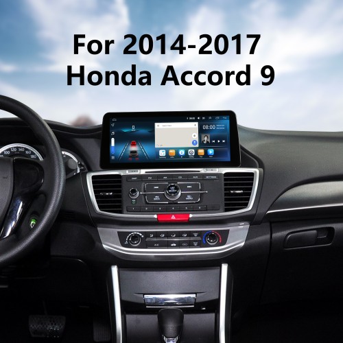 12,3-дюймовый Android 12.0 для Honda Accord 8 2008 2009–2013 годов 2011 2012 года, стереосистема GPS-навигации Honda Crosstour с поддержкой Bluetooth TouchScreen, камера заднего вида
