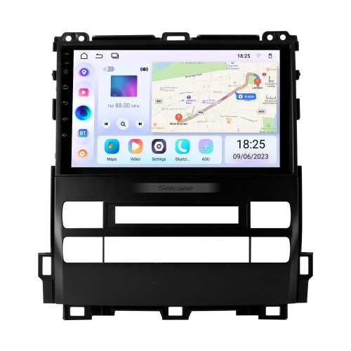 Для 2003-2009 TOYOTA PRADO Радио Android 13.0 HD Сенсорный экран 9-дюймовая система GPS-навигации с поддержкой Bluetooth Carplay DVR