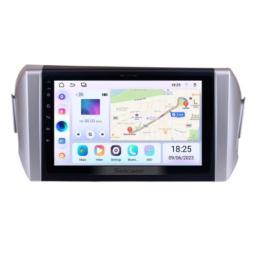 9-дюймовый HD-сенсорный экран Android 13.0 Радио для Toyota INNOVA 2015 года с левосторонним управлением GPS-навигация SWC Bluetooth USB WIFI Задний вид Carplay Поддержка видео DVR TPMS