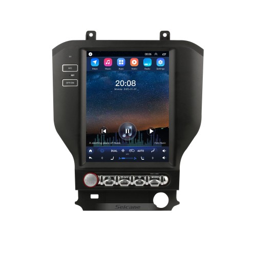 9,7-дюймовый Android 10.0 GPS-навигатор для 2015 2016 2017 2018 2019 2020 2021 Ford Mustang с сенсорным экраном HD Поддержка Bluetooth AUX Carplay OBD2