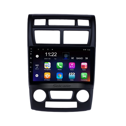2007-2017 KIA Sportage Auto A / C Android 13.0 Bluetooth Радио GPS Навигационная система с поддержкой WI-FI AUX FM и поддержкой USB через USB.