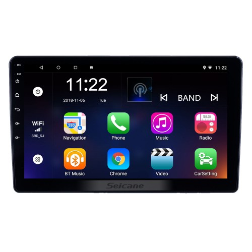 10,1-дюймовый Android 13.0 HD с сенсорным экраном и GPS-навигатором для Honda Crider 2018-2019 с поддержкой Bluetooth WIFI AUX Carplay Mirror Link