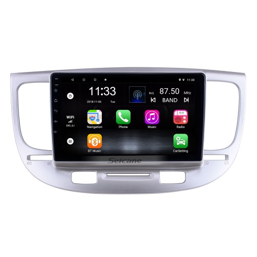 Сенсорный экран HD 9 дюймов для 2007 Kia Rio Radio Android 13.0 Система GPS-навигации с поддержкой Bluetooth USB Камера заднего вида Carplay