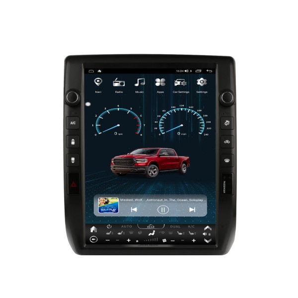 12,1-дюймовый Android 10.0 HD с сенсорным экраном и GPS-навигацией для 2005, 2006, 2007, 2008-2015 годов TOYOTA Tacoma с поддержкой Bluetooth Carplay TPMS AHD-камера