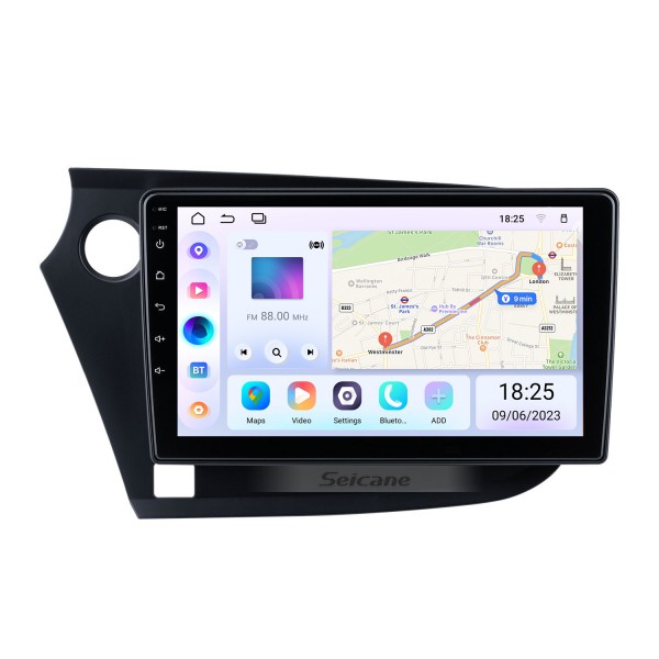Andriod 13.0 HD Сенсорный экран 9 дюймов 2009 Honda Insight Автомагнитола для левостороннего вождения Система GPS-навигации с поддержкой Bluetooth Carplay
