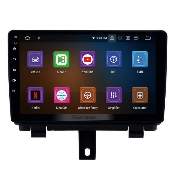 9-дюймовый Android 13.0 для 2013 2014 2015 2016 2017 Audi Q3 GPS-навигация Радио с поддержкой сенсорного экрана Bluetooth HD TPMS DVR Камера Carplay DAB +