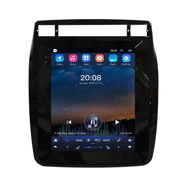 OEM 9,7-дюймовый Android 10.0 Radio для Volkswagen 2010-2017 NEW Touareg Bluetooth WIFI HD с сенсорным экраном Поддержка GPS-навигации Carplay Задняя камера DAB + OBD2