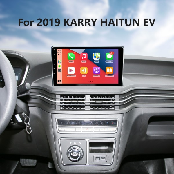 Сенсорный экран Android 13.0 HD 10,1 дюйма для 2019 KARRY HAITUN EV Radio GPS-навигационная система с поддержкой Bluetooth Carplay Задняя камера
