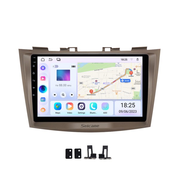 9-дюймовый Android 13.0 для SUZUKI ERTIGA 2012 Стереосистема GPS-навигации с поддержкой сенсорного экрана Bluetooth Камера заднего вида