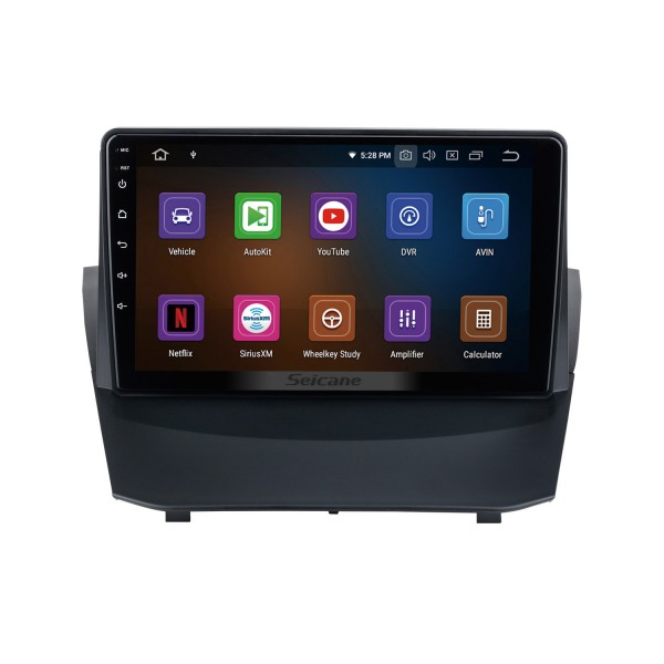 9-дюймовый Android 13.0 для Ford Fiesta 2009-2014 гг. GPS-навигация Радио с поддержкой сенсорного экрана Bluetooth HD TPMS DVR Камера Carplay DAB+
