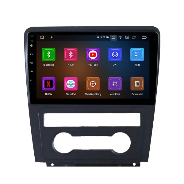 Для 2010 FORD FUSION MANUAL AC Radio 10,1-дюймовый сенсорный экран Android 13.0 HD Bluetooth с системой GPS-навигации Поддержка Carplay 1080P