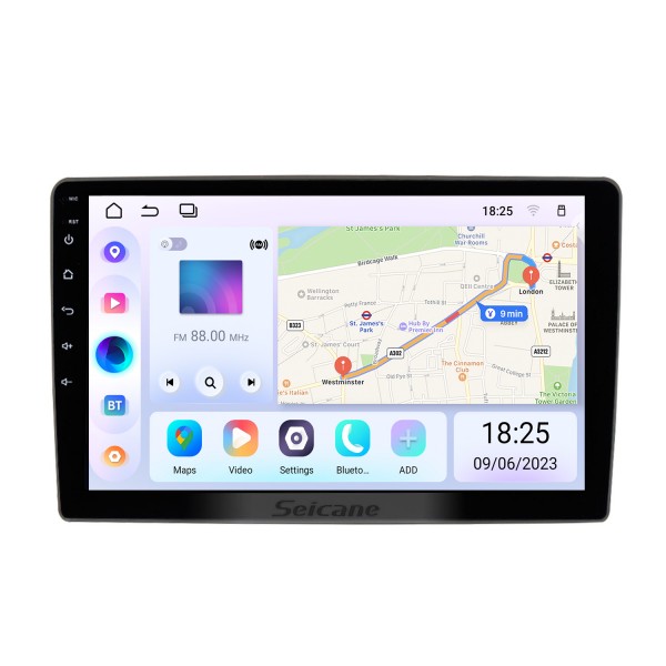 10,1-дюймовый Android 13.0 для Mazda CX-9 2009 года Радио GPS-навигационная система с сенсорным экраном HD Поддержка Bluetooth Carplay TPMS