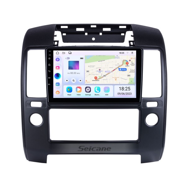 Сенсорный экран Android 13.0 HD 9 дюймов для 2006-2012 NISSAN NAVARA Радио GPS Навигационная система с поддержкой Bluetooth Carplay