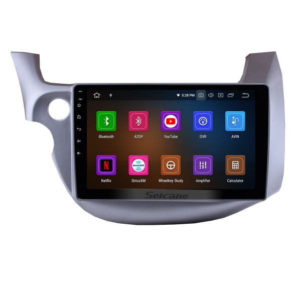 2007-2013 Honda Fit (LHD) Android 13.0 10,1-дюймовая система GPS-навигации с Bluetooth-радио OBD2 Резервная камера Цифровое телевидение Управление на руле Зеркальная связь