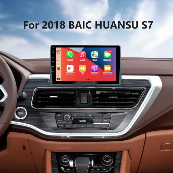 OEM 9-дюймовый Android 14.0 для 2018 BAIC HUANSU S7 Radio с сенсорным экраном Bluetooth HD Поддержка системы GPS-навигации Carplay DAB+