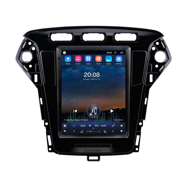 9,7-дюймовый сенсорный HD-экран для 2011-2013 Ford Mondeo mk4 Автомобильный радиоприемник Bluetooth Carplay Стереосистема Поддержка AHD-камеры