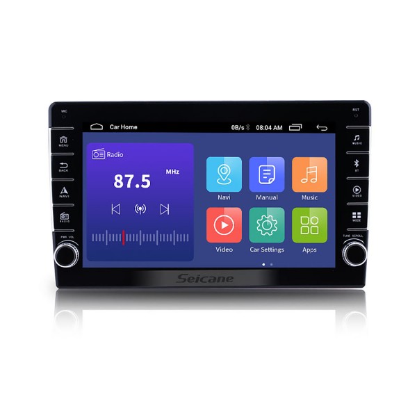 10,1-дюймовый универсальный HD сенсорный экран Android 10.0 Радио с поддержкой Bluetooth Carplay DVR WIFI