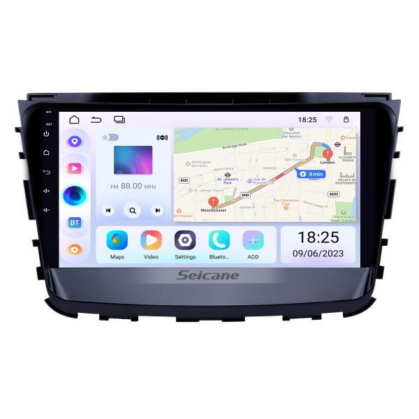 10,1-дюймовый сенсорный экран Android 14.0 HD GPS-навигатор для Ssang Yong Rexton 2019 года с поддержкой Bluetooth WIFI AUX Carplay Mirror Link