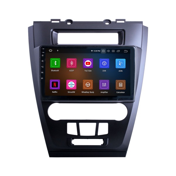 10,1-дюймовый Android 13.0 Radio для 2009-2012 Ford Mondeo / Fusion Bluetooth с сенсорным экраном GPS-навигация Carplay Поддержка USB TPMS Управление рулевого колеса
