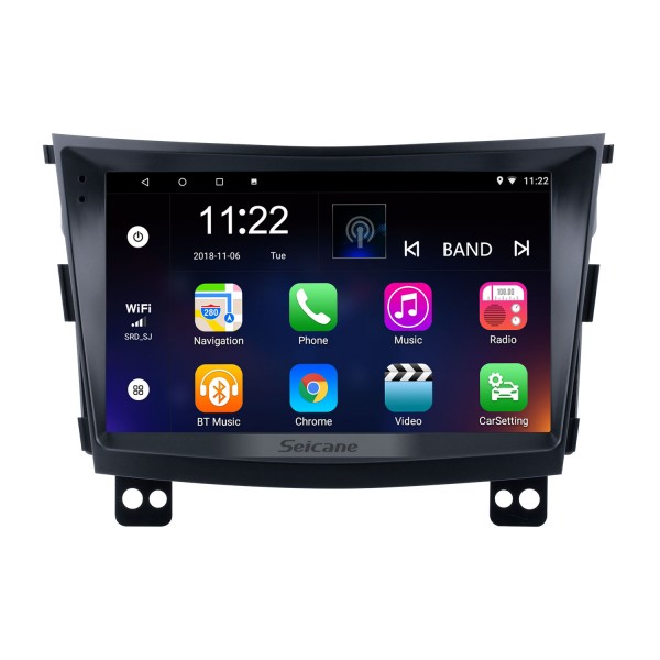 Сенсорный экран Android 13.0 HD 9 дюймов 2015 SSANG YONG Tivolan Радио GPS-навигатор с поддержкой Bluetooth Carplay