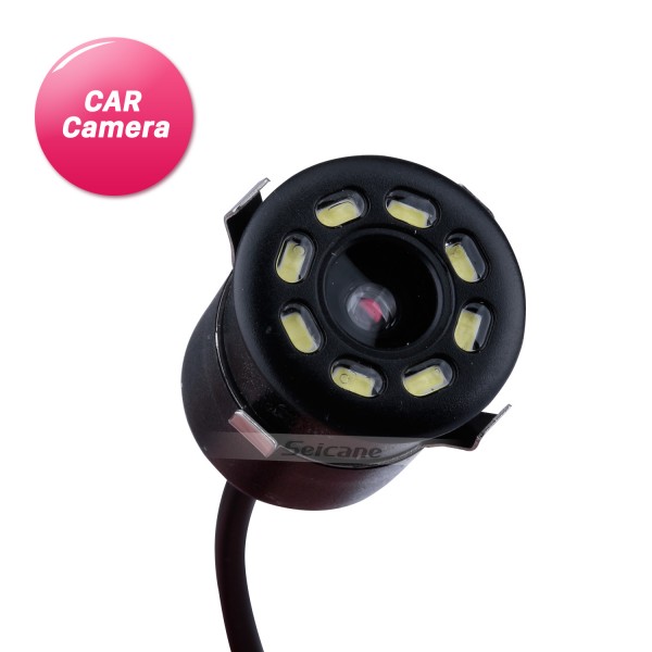Автомобильная HD-камера заднего вида с 8 светодиодными обратными парковочными мониторами, комплект CCD CMOS
