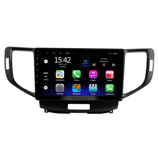 9-дюймовый сенсорный экран HD для 2008-2012 Honda Spirior Auto Stereo Автомобильный радиоприемник DVD-плеер Автомобильный радиоприемник Bluetooth Послепродажная навигация Поддержка управления рулевым колесом