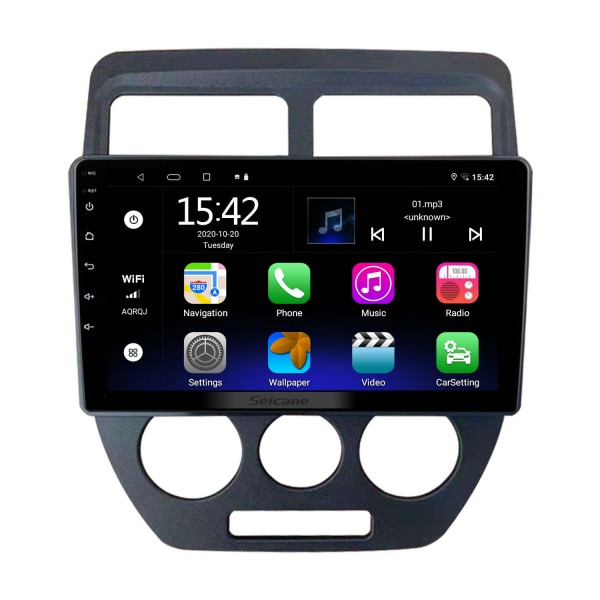 OEM 9-дюймовый Android 13.0 Radio для 2015-2018 FOTON VIEW V3 / V5 Bluetooth HD с сенсорным экраном GPS-навигация Поддержка AUX USB Carplay DVR OBD Камера заднего вида