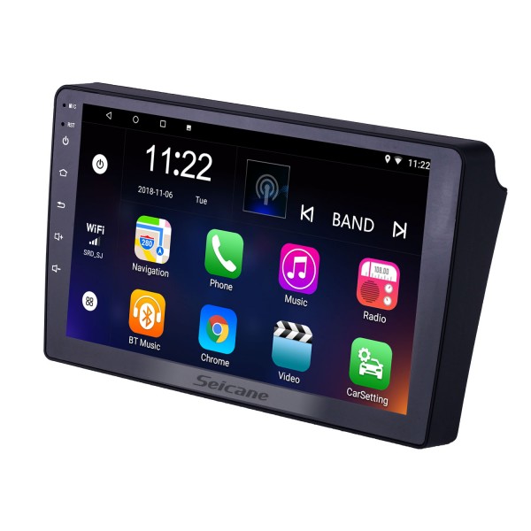 Android 13.0 9-дюймовый сенсорный экран GPS-навигация Радио для Hyundai Azera 2006-2010 гг. с Bluetooth USB WIFI Поддержка AUX Задняя камера Carplay SWC