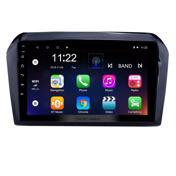 2013-2017 VW Volkswagen Jetta Android 13.0 HD Сенсорный экран 9 дюймов Головное устройство Bluetooth GPS-навигация Радио с поддержкой AUX SWC Carplay