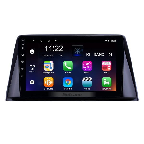Сенсорный HD-экран 9 дюймов Android 13.0 GPS-навигация Радио для Peugeot 308 2016-2018 гг. с поддержкой Bluetooth AUX Carplay Управление на руле