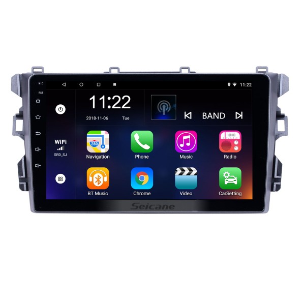 OEM 9-дюймовый Android 14.0 Радио для BYD G3 Bluetooth AUX Music HD Сенсорный экран Поддержка GPS-навигации Carplay Задняя камера TPMS DVR OBD