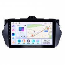 9-дюймовый Android 14.0 HD с сенсорным экраном GPS-навигатор для 2016 Suzuki Alivio Bluetooth Radio Remote Control