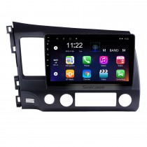 10,1-дюймовый Android 13.0 для 2006-2011 Honda Civic LHD Radio Система GPS-навигации с сенсорным экраном HD Поддержка Bluetooth Carplay OBD2