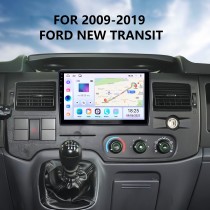10,1-дюймовый Android 14.0 GPS-навигатор Радио для Ford New Transit 2009-2019 с сенсорным экраном HD Поддержка Bluetooth Управление рулевым колесом Carplay