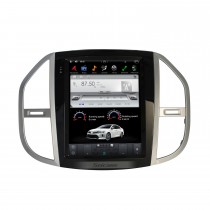 12,1-дюймовый автомобильный стереофонический спутниковый мультимедийный плеер Android 9.0 для 2016+ Benz VITO / 2016+ Metris GPS-навигационная система с поддержкой Bluetooth Carplay