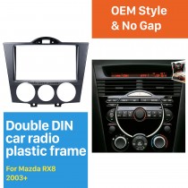 Mazda RX8 Автомобильный радиоприемник Fascia автостерео панель комплект CD Высокое качество 2DIN 2003+ уравновешивание черточки Установка Kit Заверните Рама автомобиля