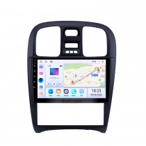 Сенсорный HD-экран 9-дюймовый Android 13.0 GPS-навигация Радио для Hyundai Sonata 2003-2009 гг. с поддержкой Bluetooth AUX Carplay TPMS